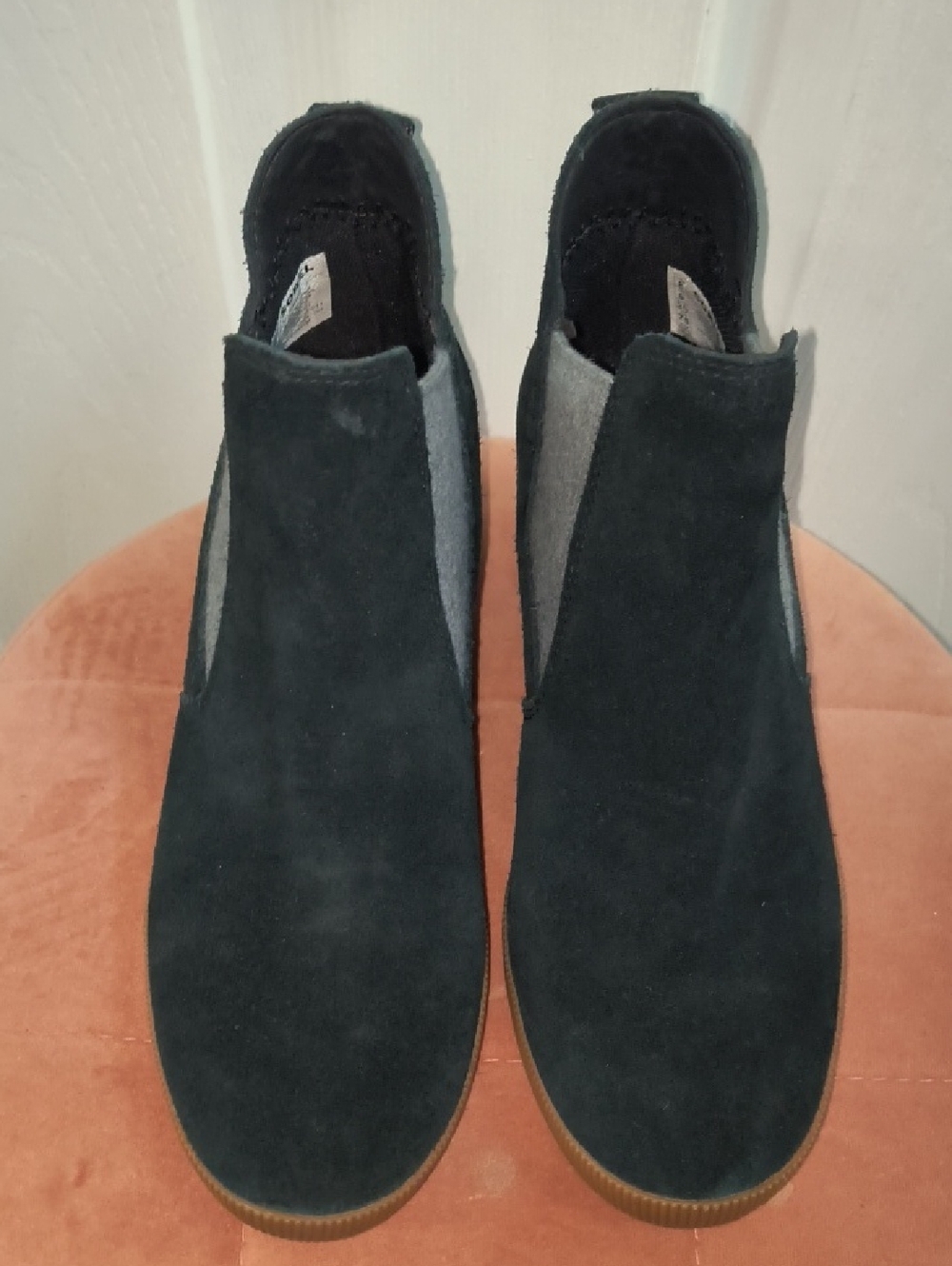 Sorel Out N About Slip-On Wedge In Black/Gum Size 8 - Picture 3 of 9